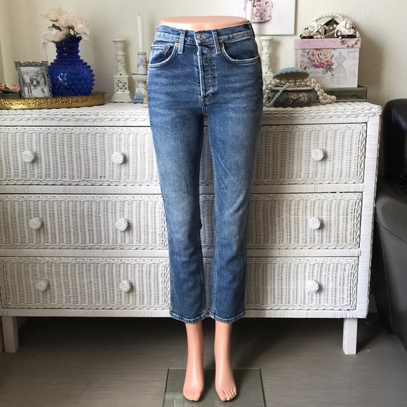 Re/Done Denim - ReDone Originals high waisted skinny jeans 25